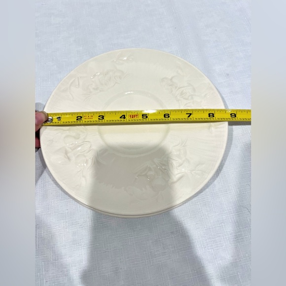 Mushroom Saucer Vintage Plates set of 2 - Picture 3 of 11